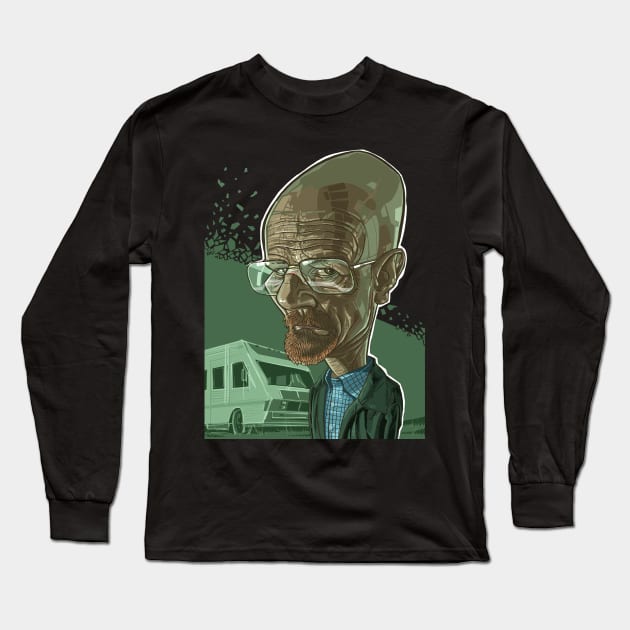 WALTER WHITE Long Sleeve T-Shirt by PG1980